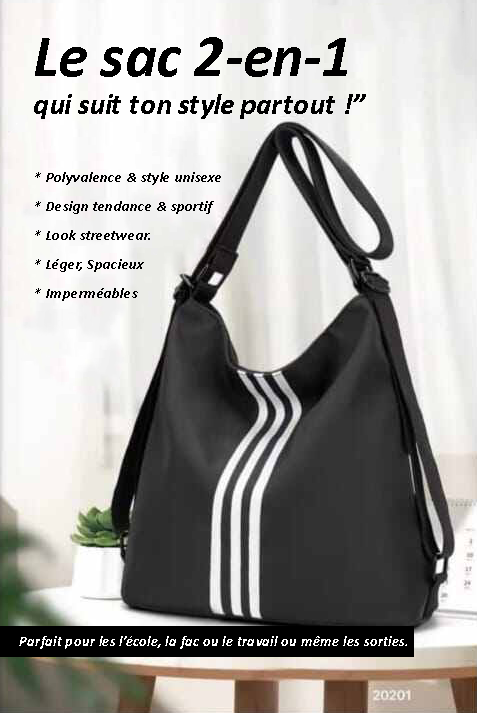 Sacs polyvalents 2-en-1